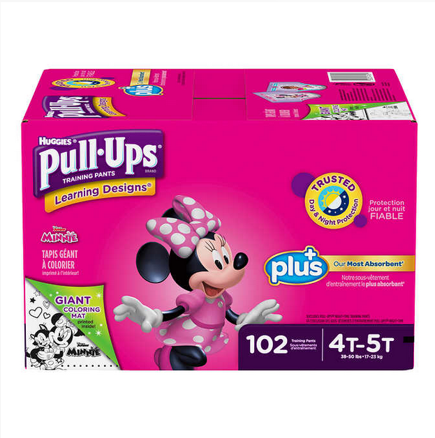 Huggies Pull-Up, Girls 4T/5T (38-50lbs)