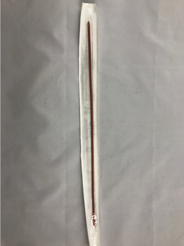 Catheter, Intermittent (Med Rx), 12fr Red Plastic w/Str End, 16