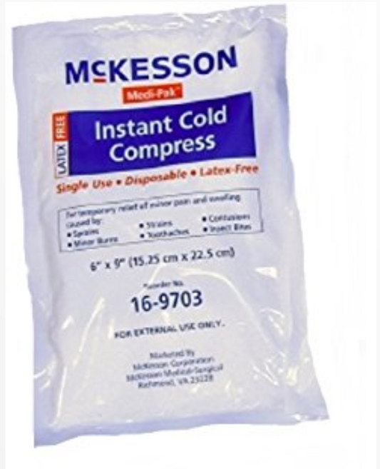 Instant cold packs 5.75" x 8.5" - 24/case