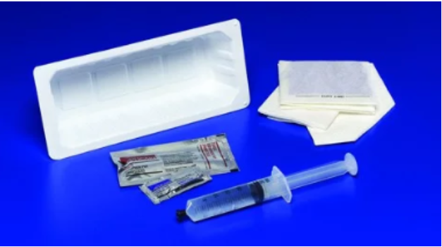 Catheter Tray without Catheter (Basic Graduated Supports Tray)