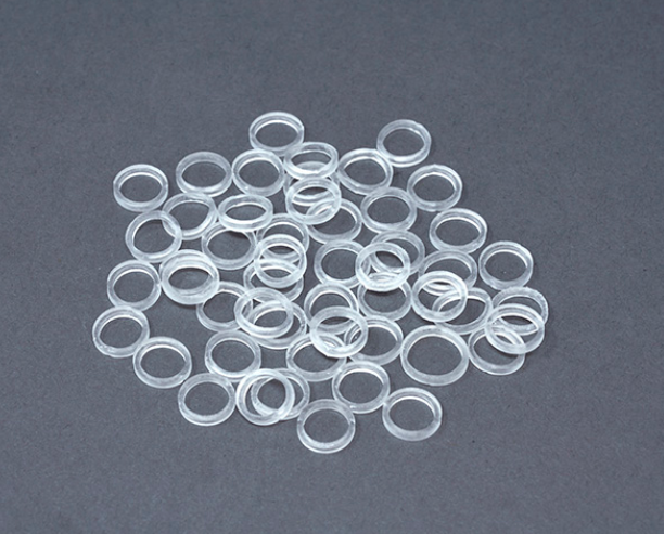 Elastics for probe covers, Latex-Free, 5/16" Clear, Non-Sterile - 100/Bag