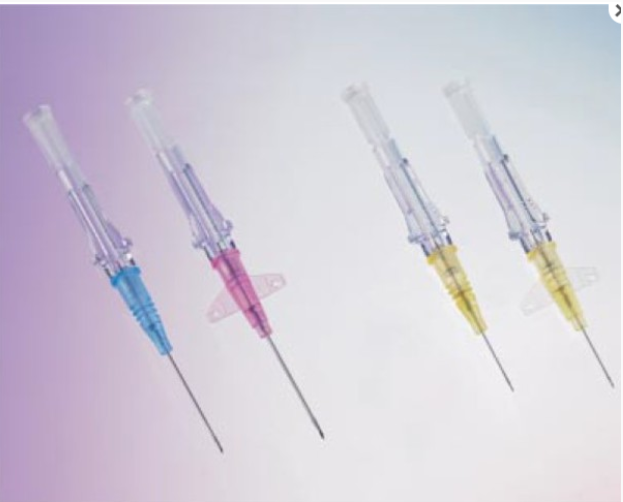 Saf-T-Intima™ IV catheter safety system, 24 G x 0.75 in. - 25/Box