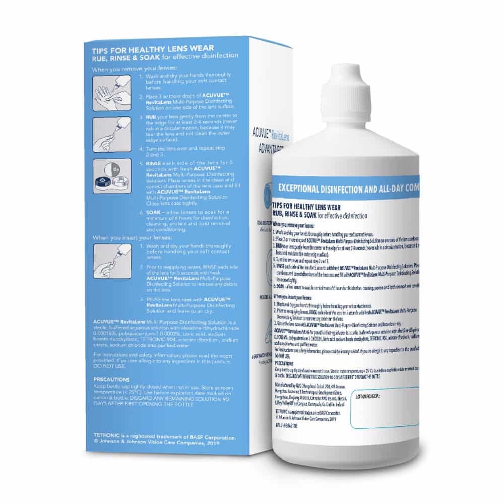 Contact lens storage solution