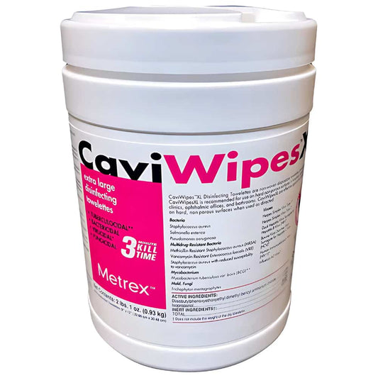 Contains 160 disinfectant wipes designed to clean and decontaminate