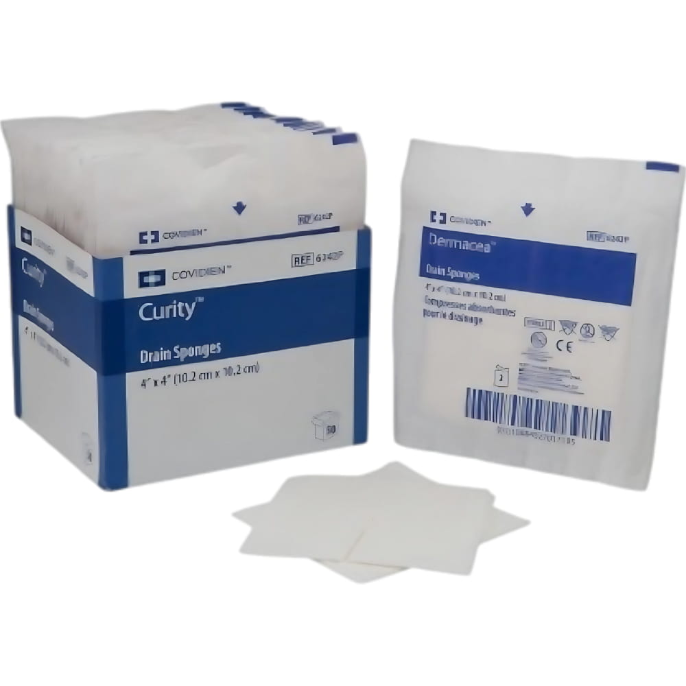 Covidien Curity Non Sterile Cover Cellulose Filled Sponge 3 x 3