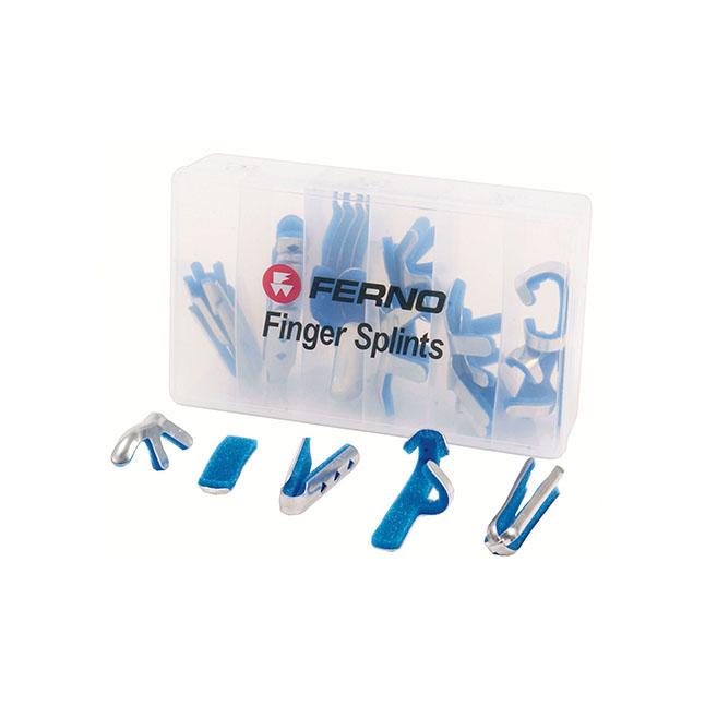 Pk/48 Finger Splint Set, Assorted, Aluminum Foam