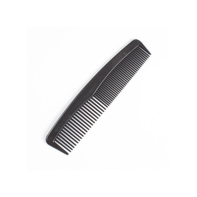 Cs/50 Comb 5in, Black Handle Plastic