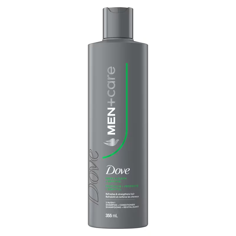 Dove: Men+Care 2-in-1 Shampoo and Conditioner Fresh + Clean