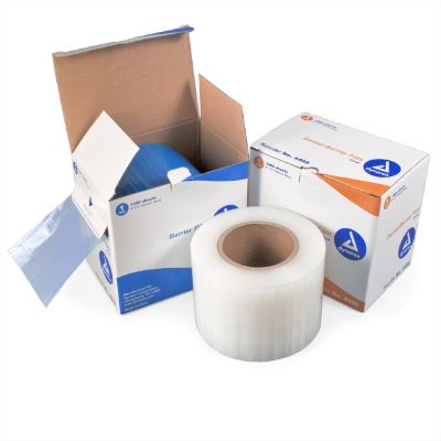 Dynarex® Barrier Film, 4" x 6" Clear (Box 1200 pcs)