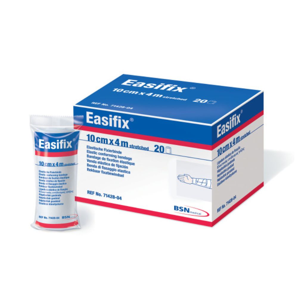 Easifix® Cohesive Self-Adhesive Fixation Bandage, 10cm x 4m (Box 10 pcs)
