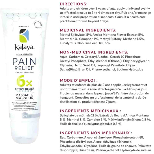 Eucalyptus oil and menthol pain relief cream