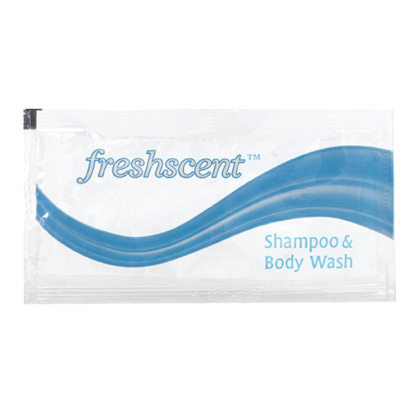 Freshscent™ Shampoo & Body Wash Packet, 0.34oz (Case 1000 pcs)