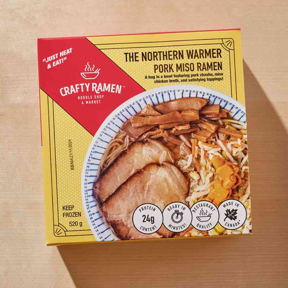 Frozen ramen by Crafty Ramen quick and tasty