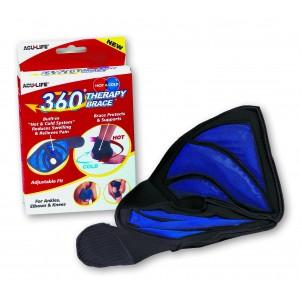 Acu-Life 360 Hot & Cold Universal Therapy Brace Black & Blue - Ea/1