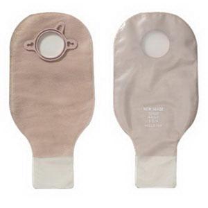 New Image Two-Piece Drainable Pouch, Flange 2-3/4" (70mm) Transparent 12" (30cm) - Box of 10