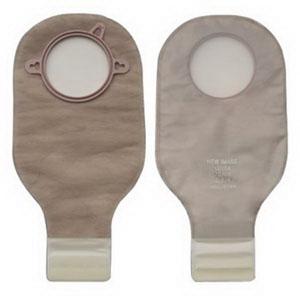 New Image Two-Piece Drainable Pouch, Flange 2-3/4" (70mm) Transparent 12" (30cm) - Box of 10