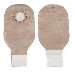 New Image Two-Piece Drainable Pouch, Flange 1-3/4" (44mm) Beige 12" (30cm) - Box of 10