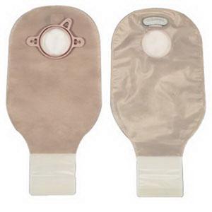 New Image Two-Piece Drainable Pouch, Flange 1-3/4" (44mm) Transparent 12" (30cm) - Box of 10