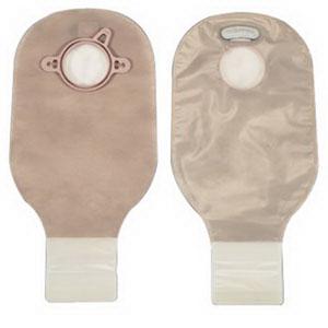 New Image Two-Piece Drainable Pouch, Flange 2-3/4" (70mm) Transparent 12" (30cm) - Box of 10