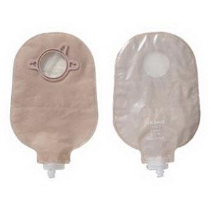 New Image Two-Piece Urostomy Pouch, Flange 1-3/4" (44mm), Transparent 9" (23cm) - Box of 10