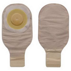 Premier One-Piece Drainable Pouch, Pre-Cut Stoma Opening up to 1" (25mm), Beige 12" (30cm), Lock 'n Roll Closure - Box of 5