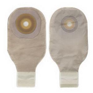 Premier One-Piece Drainable Pouch, Pre-Cut Stoma Opening 1-1/4" (32mm), Transparent 12" (30cm), Lock 'n Roll Closure - Box of 10
