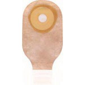 Premier One-Piece Drainable Pouch, Pre-Cut Stoma Opening up to 2-1/2" x 3" (66mm x 77mm), Beige 12" (30cm), Lock 'n Roll Closure - Box of 10