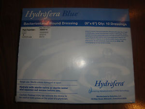 Bx/10 Hydrofera Blue Foam Dressing 6In X 6In