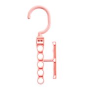 HOOUDO 5-Hole Magic Hanger Hook Organizer