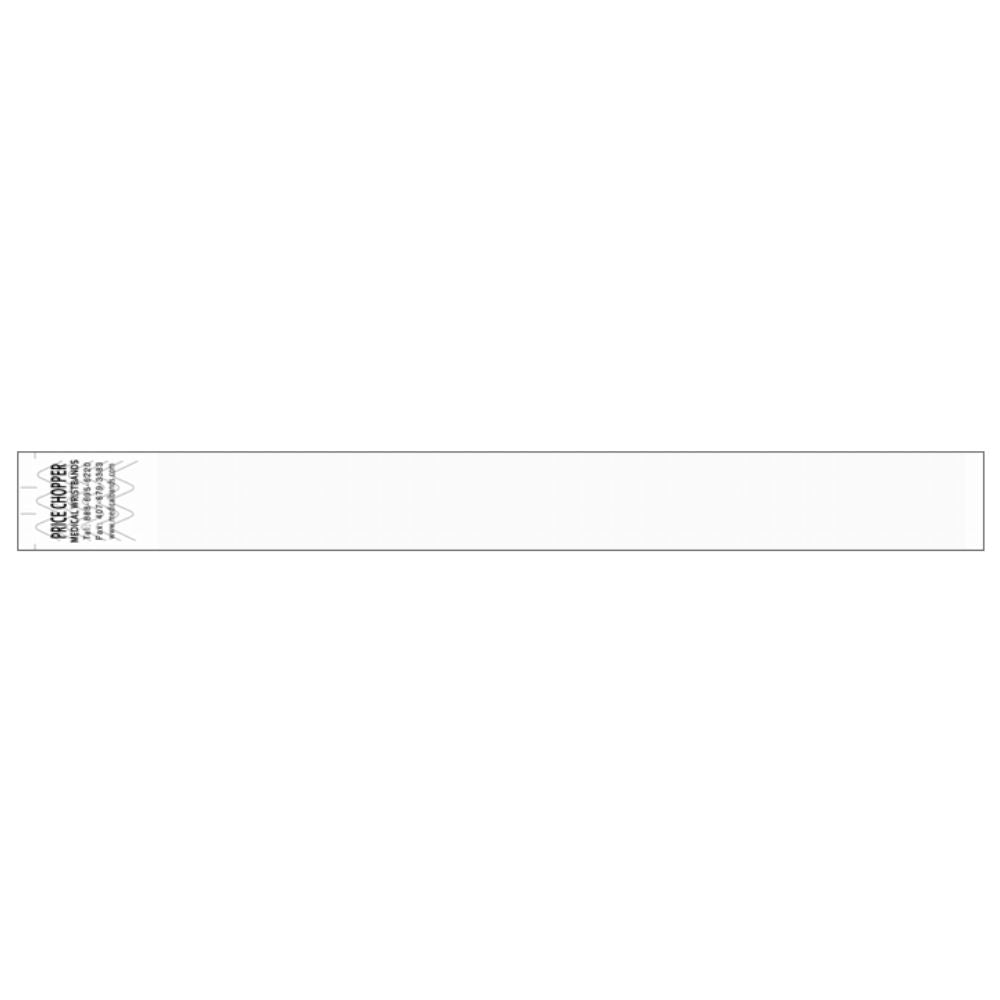 ID Band 2100 Series, Tyvek, 1", White
