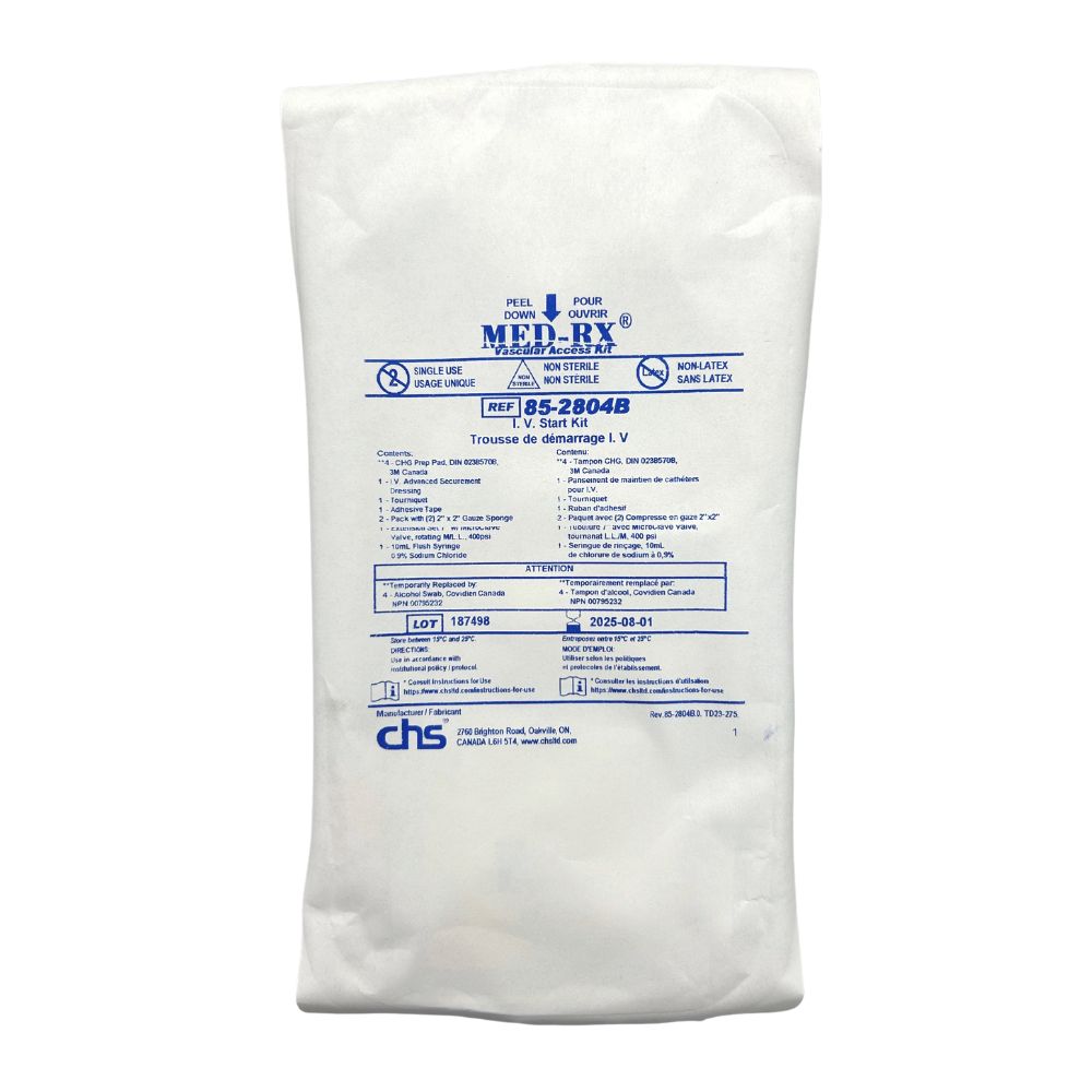Med-RX® IV Start Kit w/High Pressure Ext Set