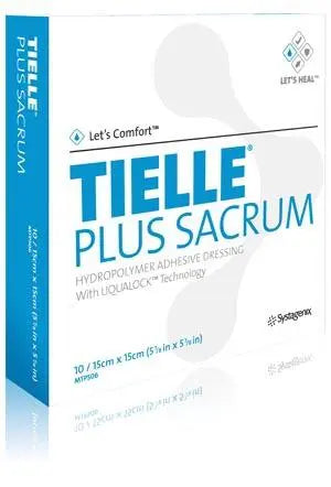 Tielle® Plus Sacrum Hydropolymer Adhesive Dressing 15cm X 15cm - Box Of 10