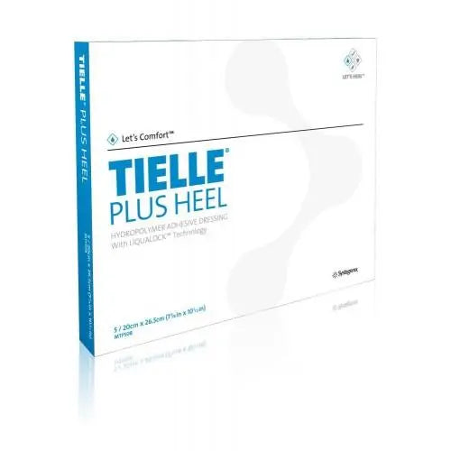 Tielle® Plus Heel Hydropolymer Adhesive Dressing 20cm X 26.5cm - Box Of 5