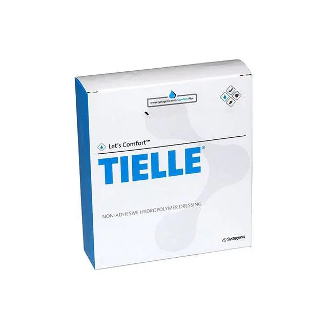 Tielle Hydropolymer Foam Dressing, Non-Adhesive, 15cm X 15cm - Box Of 10