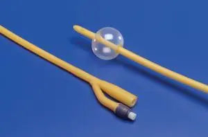 Ctn/10 Kenguard Silicone Foley Catheter, 18Fr, 30Cc