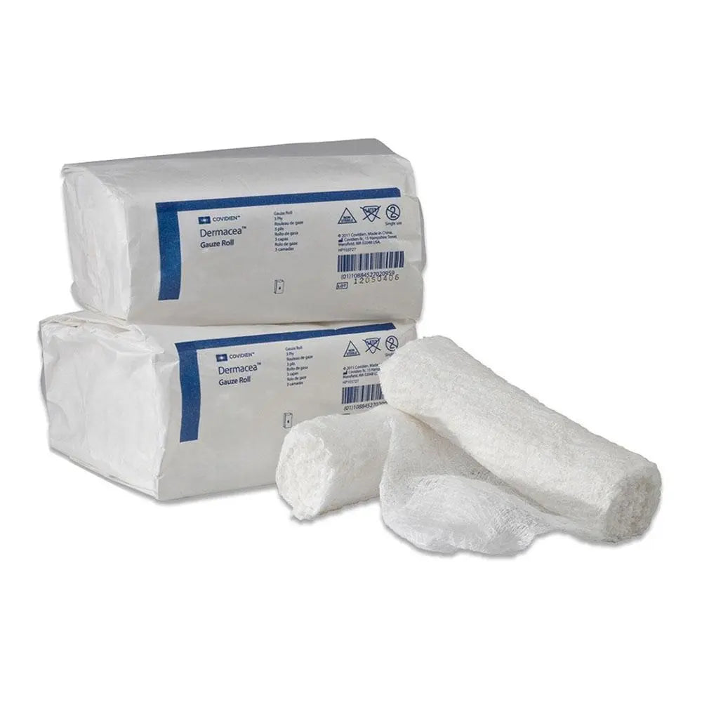 Ea/1 Dermacea Fluff Roll 4" X 4 Yd 2-Ply Sterile