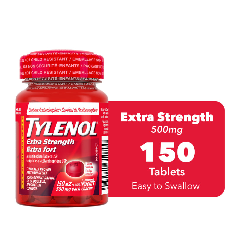 Tylenol* EZ Tabs - Extra Strength - 500mg/150s� �