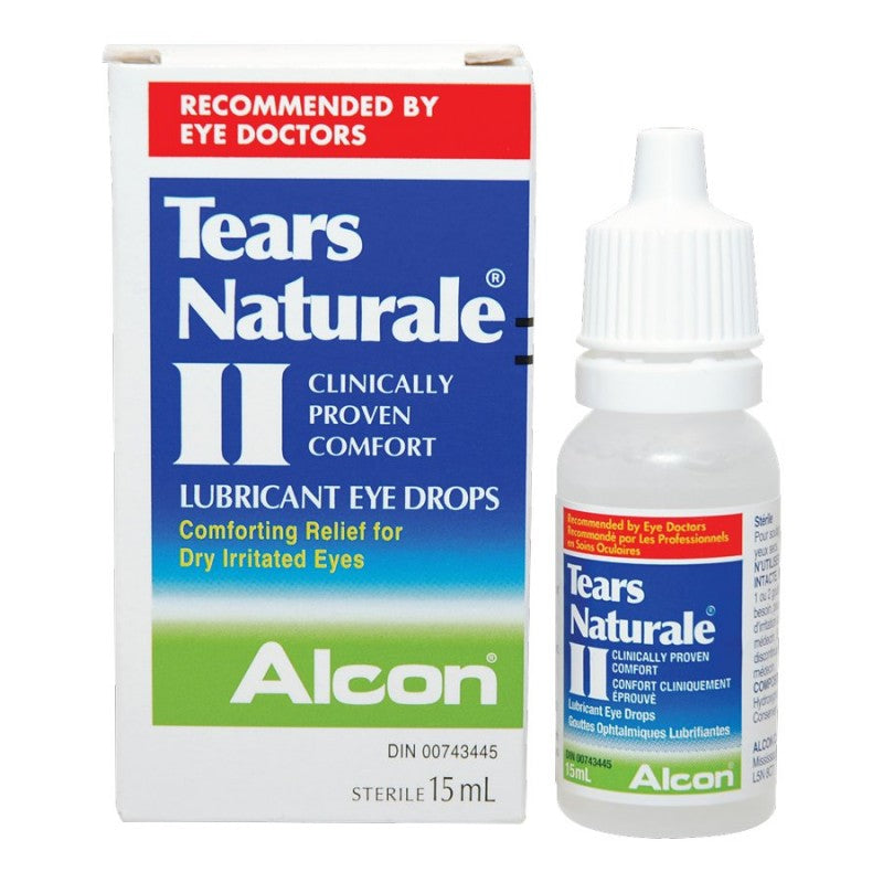 Alcon Tears Naturale II Artificial Tears Eye Drops - 15ml