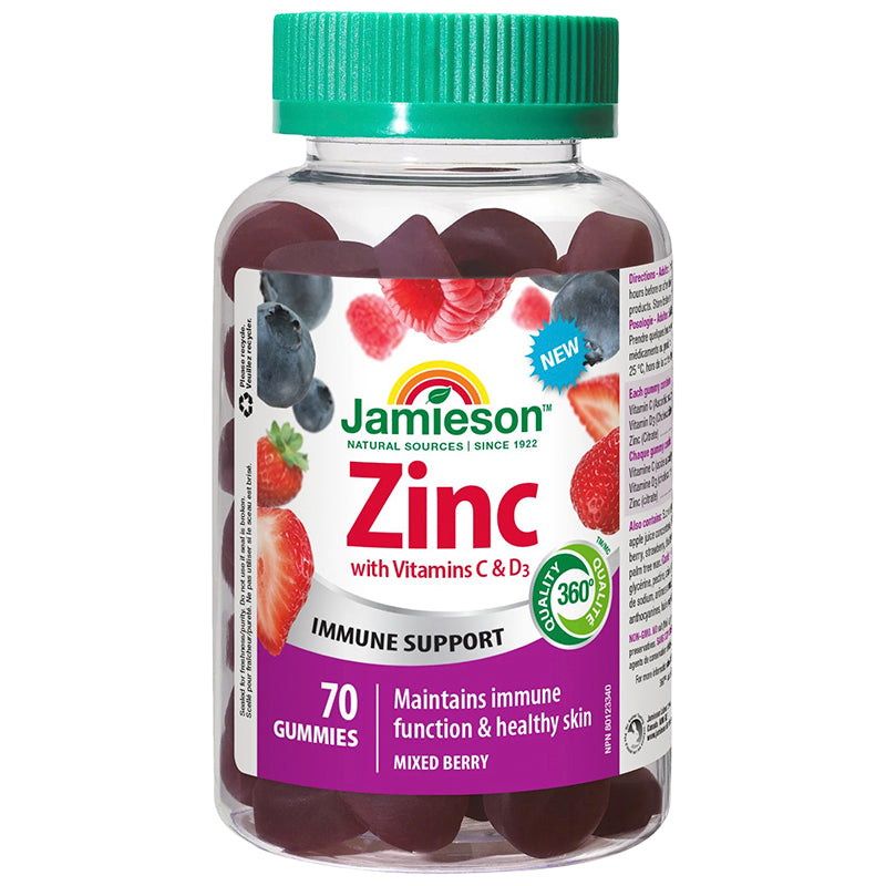 Jamieson Zinc Gummies - 70's