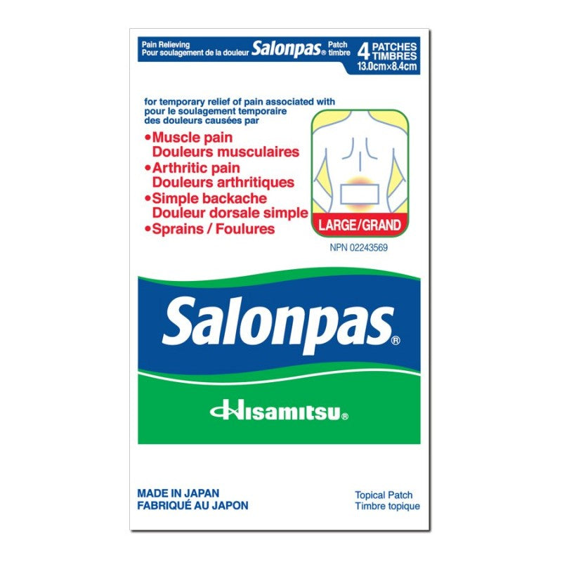 Salonpas Original Large Pain Relief Patch - 6 pack