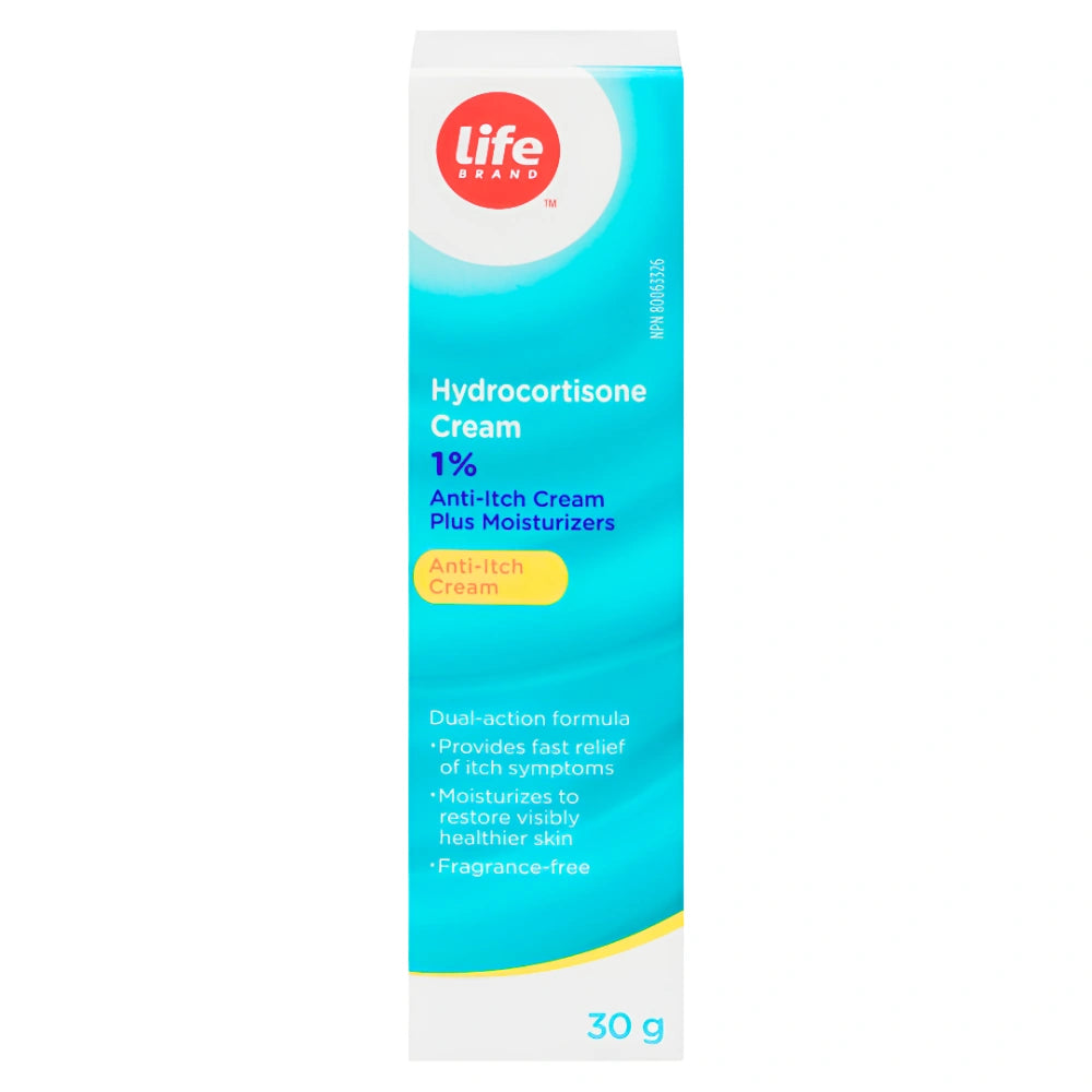Life Brand® 1% Hydrocortisone Anti-Itch Cream 30g (Per Each)