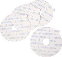 Marlen Double-Faced Special Adhesive Tape Disc, Pre-Cut, 1 1/4in Stoma, 3 7/8 Od (Non-Returnable) - Pk/10