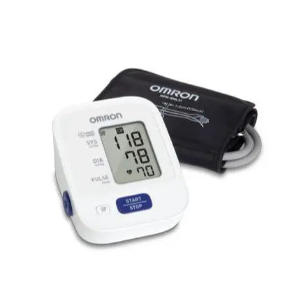 Ea/1 Omron 3 Series Upper Arm Blood Pressure Unit W/ Adult Cuff One-Touch Digital
