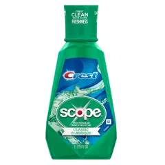 Ea/1 Scope Mouthwash, Classic Cool Peppermint, 1L.