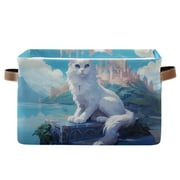 Magic Cat on Landscape Storage Basket Large