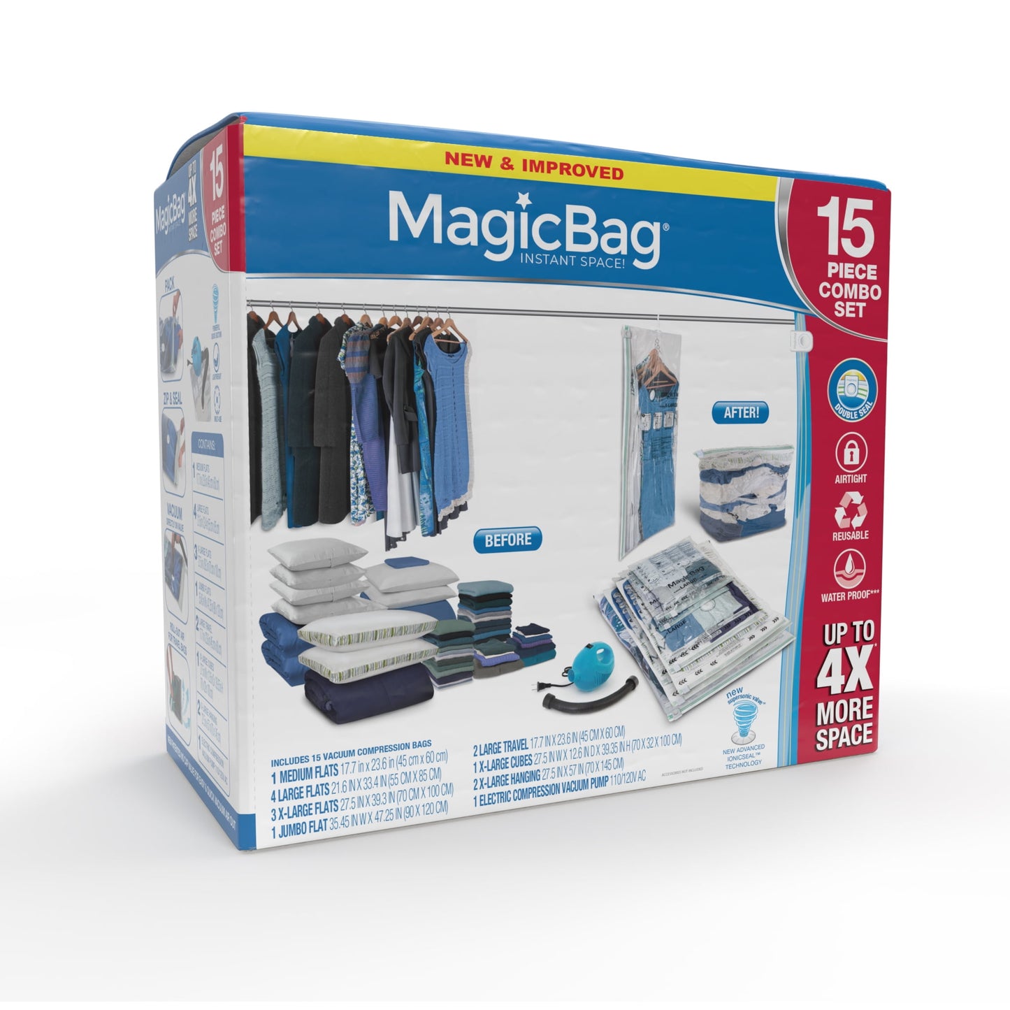 Smart Design MagicBag 15-Bag Storage Bags
