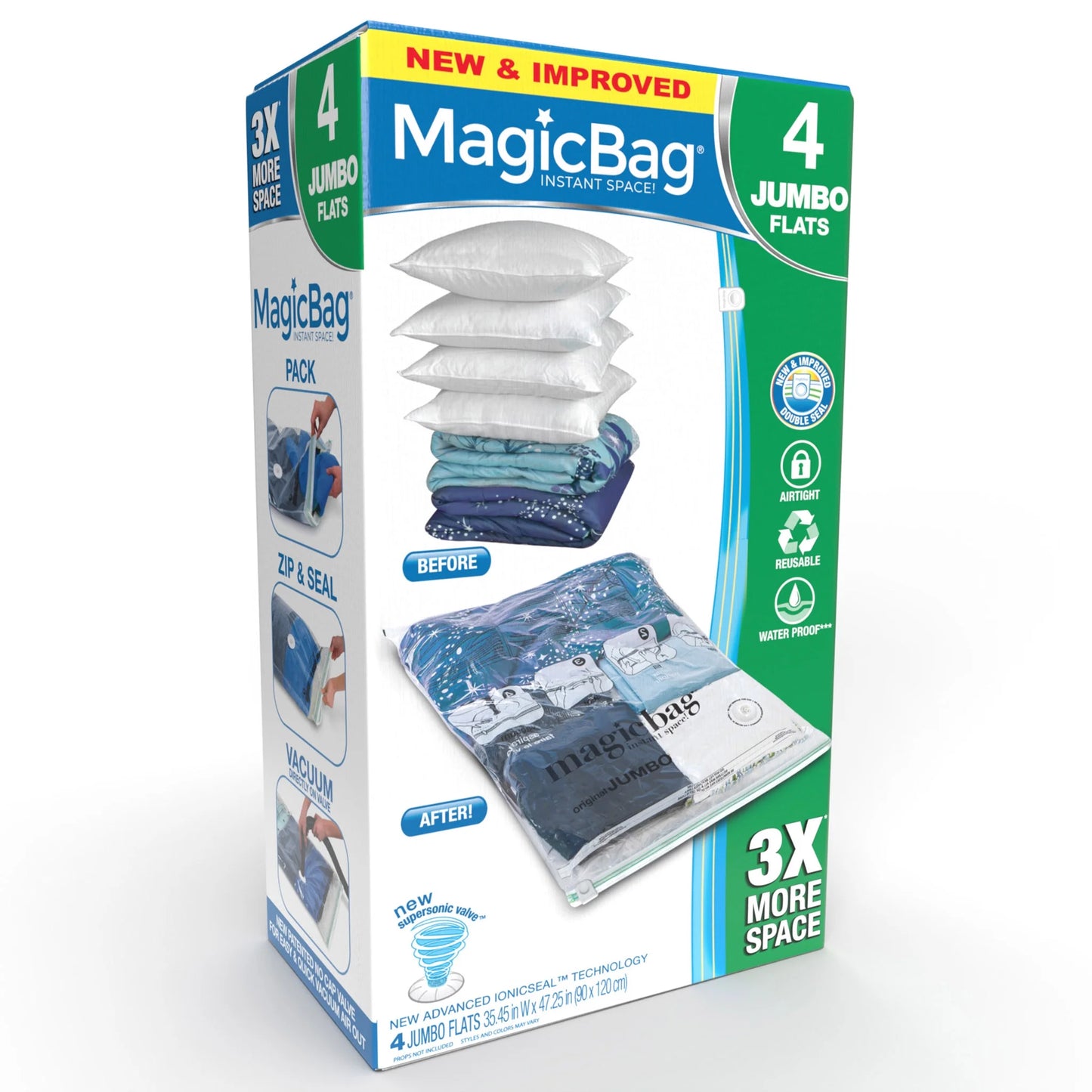 MagicBag Flat Jumbo 4pk