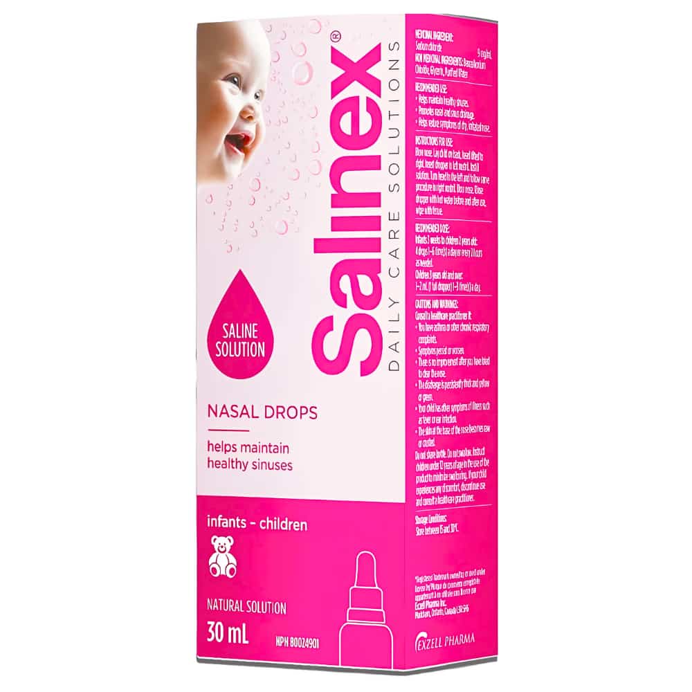 Moisturizing nasal drops for infants