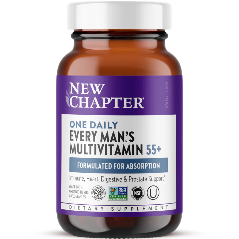 New Chapter: Every Man's One Daily 55+ Multivitamin