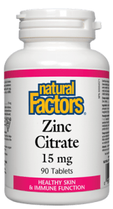 Natural Factors: Zinc Citrate